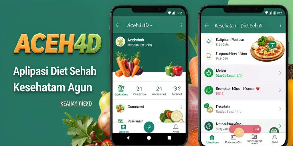 Tampilan antarmuka ACEH4D yang modern dan fungsional untuk Diet Sehat.