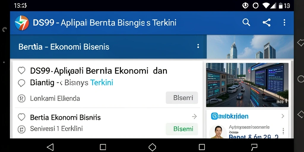 Tampilan antarmuka DS99 yang modern dan informatif.